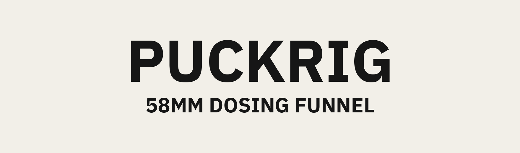 58mm dosing funnel