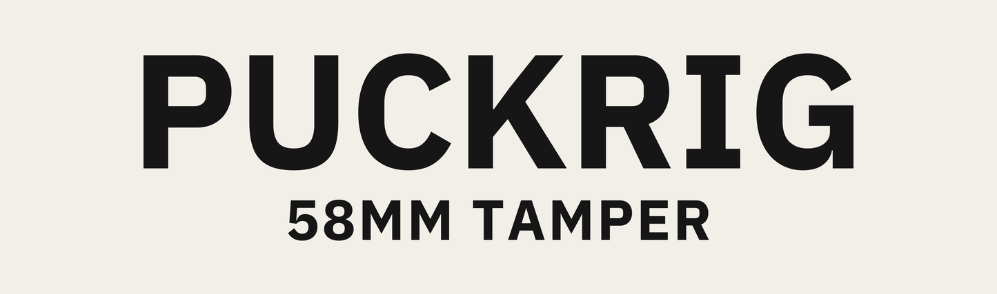 PUCKRIG 58MM TAMPER