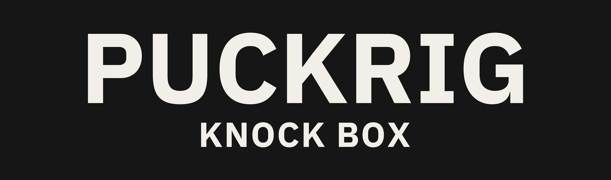 PUCKRIG KNOCK BOX
